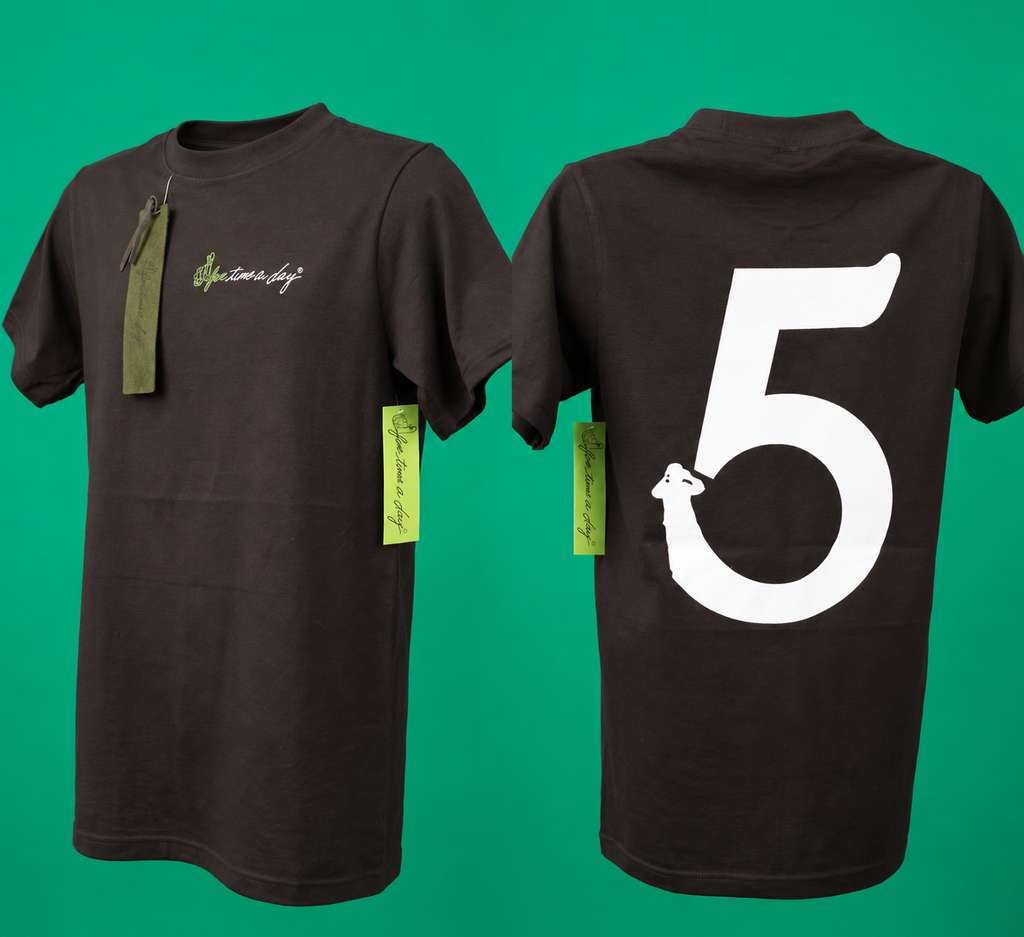 12 Wholesale 5 Times A Day Signature Black T "The Reminder"