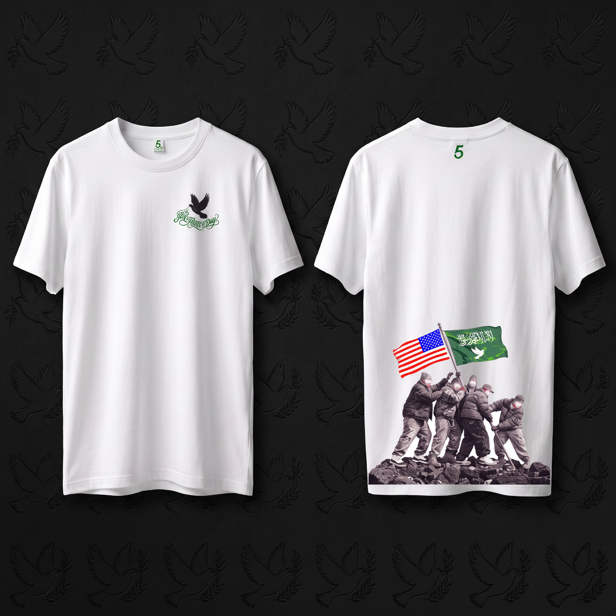 12 Wholesale Pieces 5 Times A Day "We Planted the Flag " Premium Reminder T