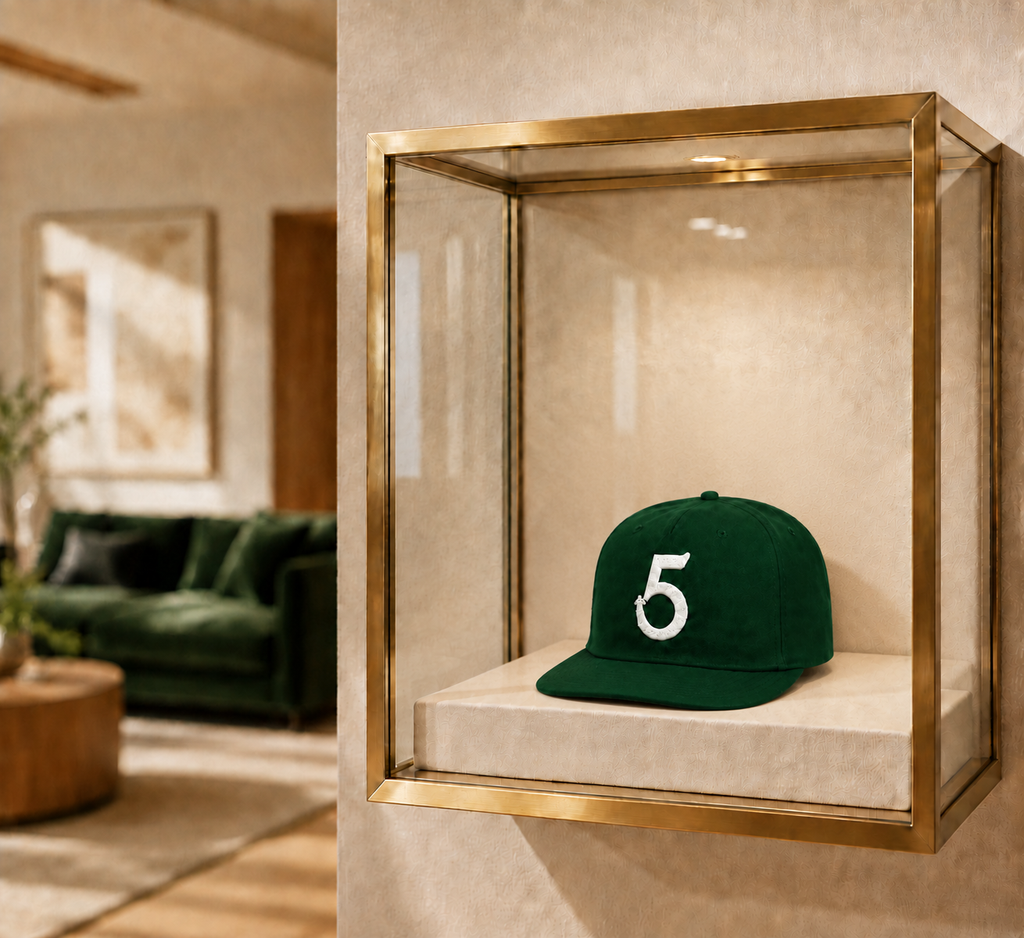 Snapback Signature "5" Hat Green