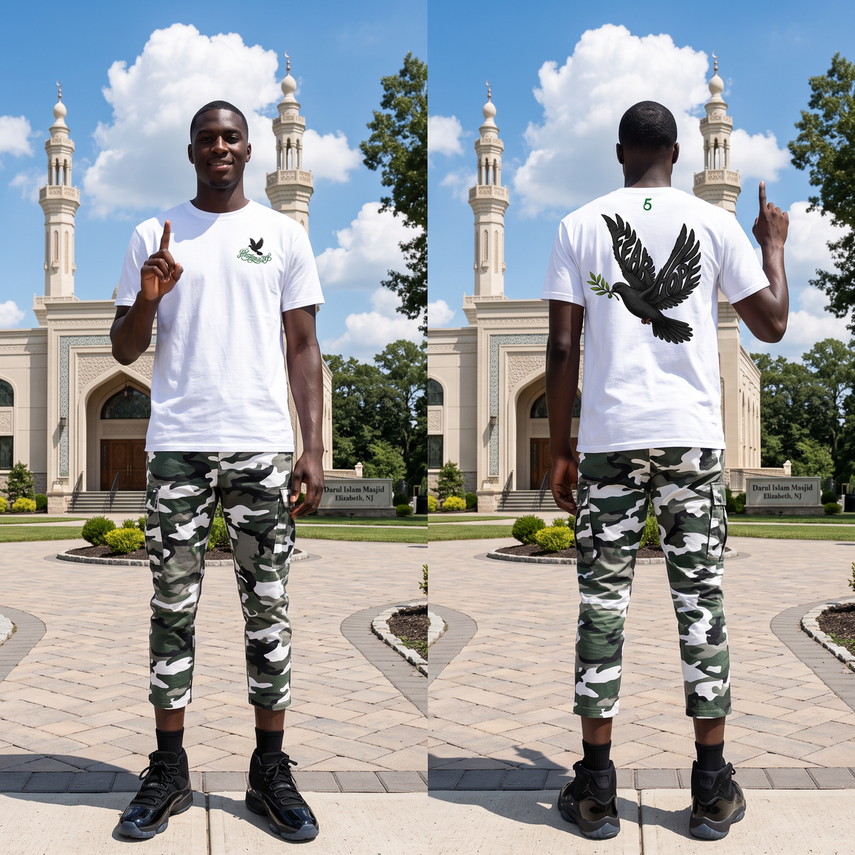 12 Wholesale Pieces 5 Times A Day "Fear & Hope Reminder T" Premium