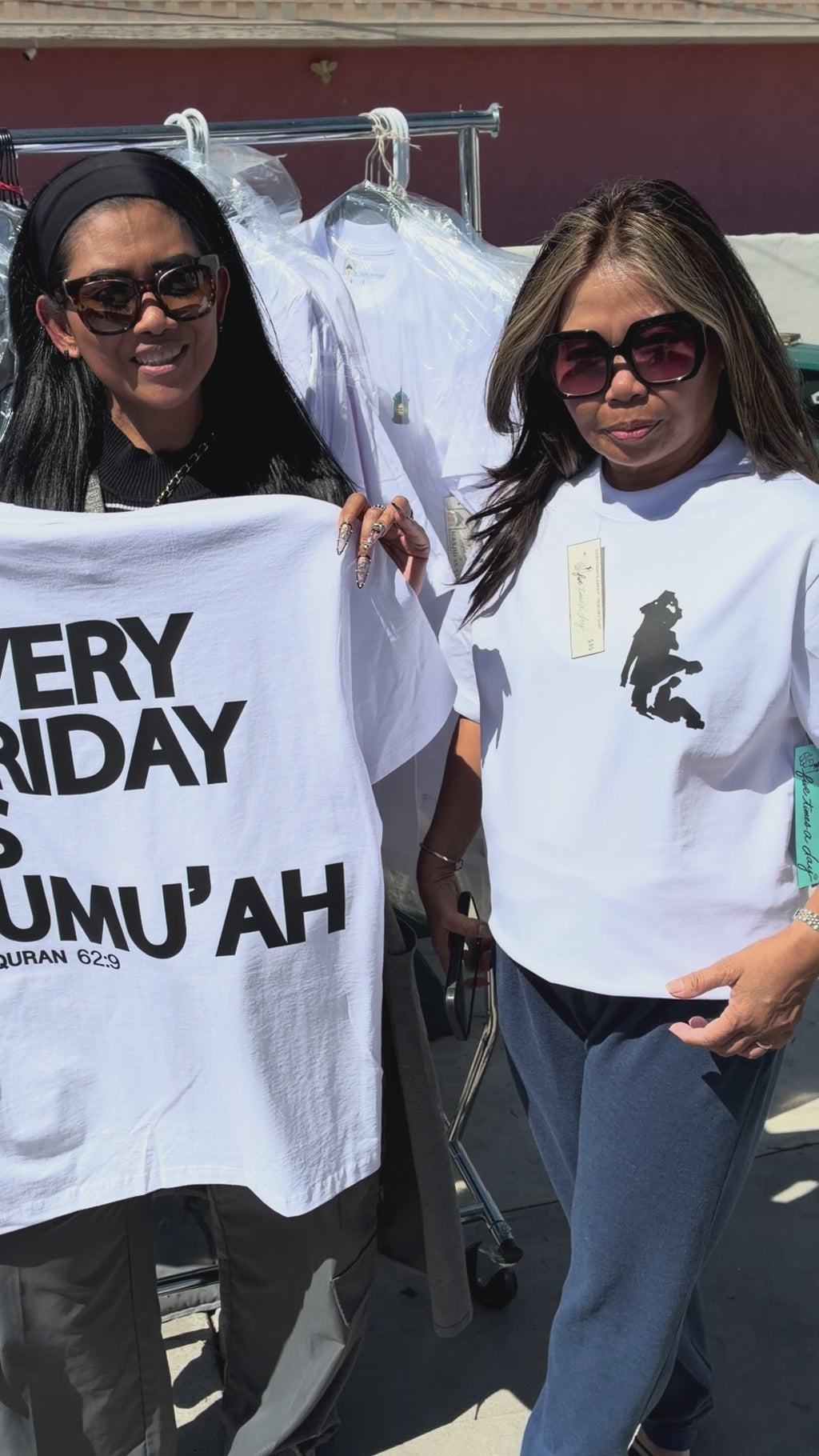 12 Wholesale Pieces 5 Times A Day "EVERY FRIDAY IS JUMU'AH " Premium Reminder T
