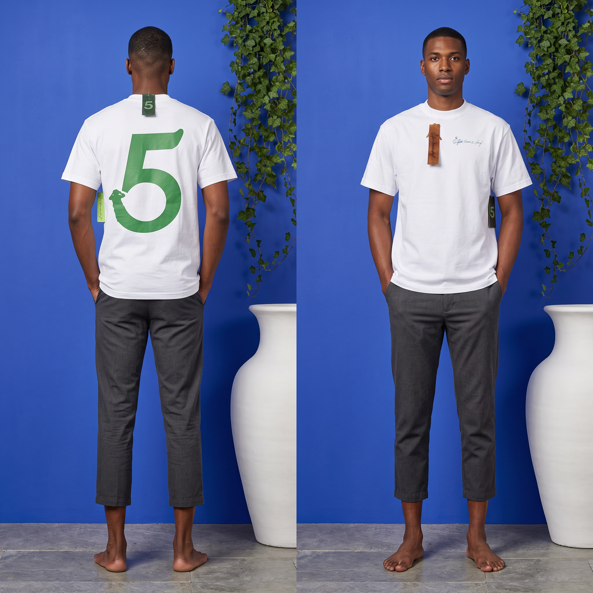 12 Wholesale 5 Times A Day Signature White T "The Reminder"